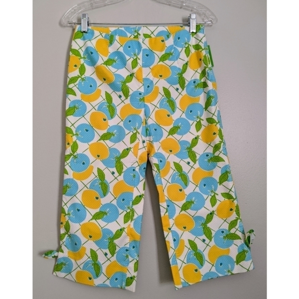 🆕 Lilly Pulitzer Millicent Capri in White Citron
